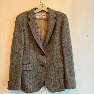 Vintage EUC Harris tweed blazer